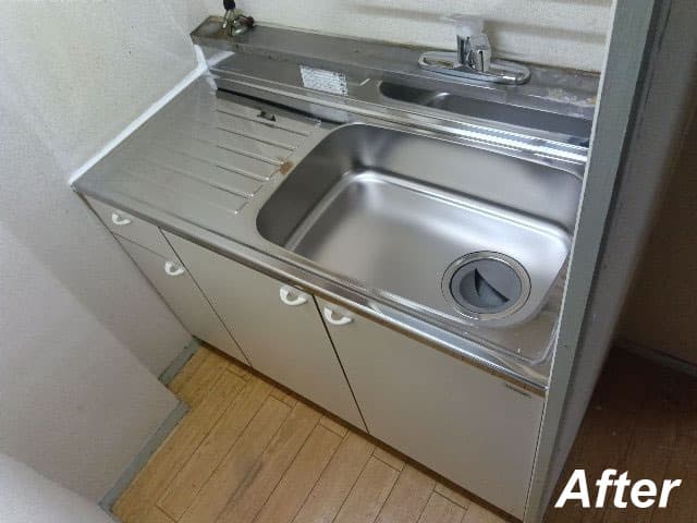 キッチン流し台After